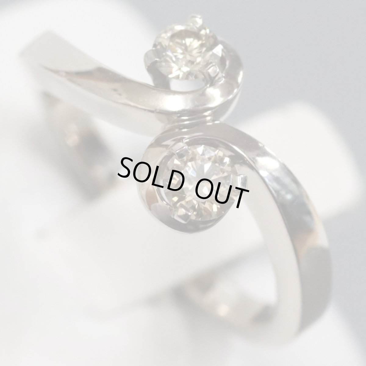 画像4: カシケイ K18ブラウンダイヤモンドリング D0.35 5.2g #11 (4)