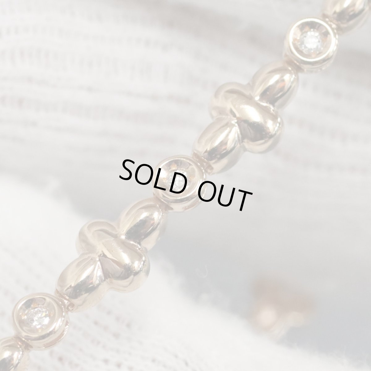 画像3: K18PGダイヤモンドブレスレット D0.22 9.5g (3)