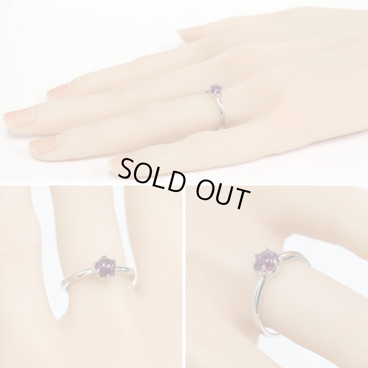 画像10: Pt900アメジストリング 3.7g (10)