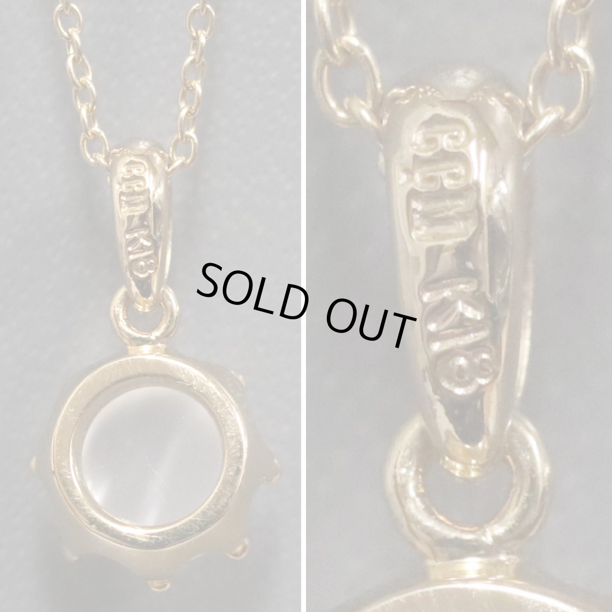 画像5: K18ムーンストーンキャッツアイペンダント 3.0g (5)