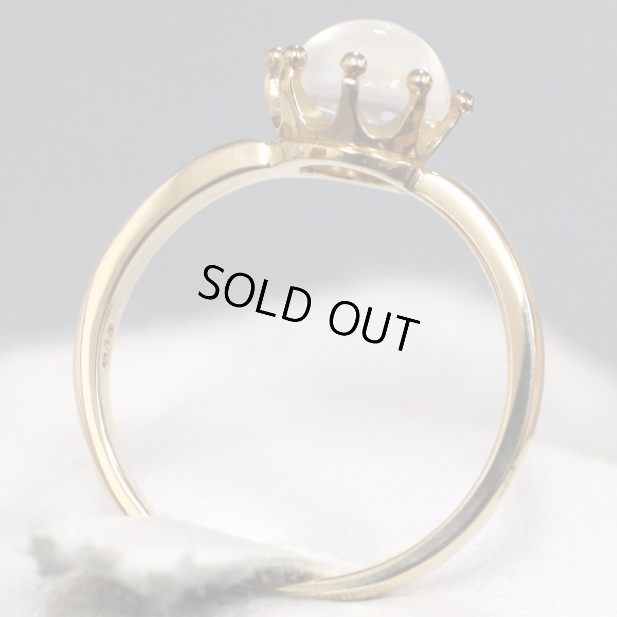 画像5: K18ムーンストーンキャッツアイリング 3.8g #13 (5)