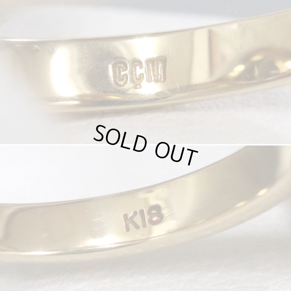 画像7: K18ムーンストーンキャッツアイリング 3.8g #13 (7)