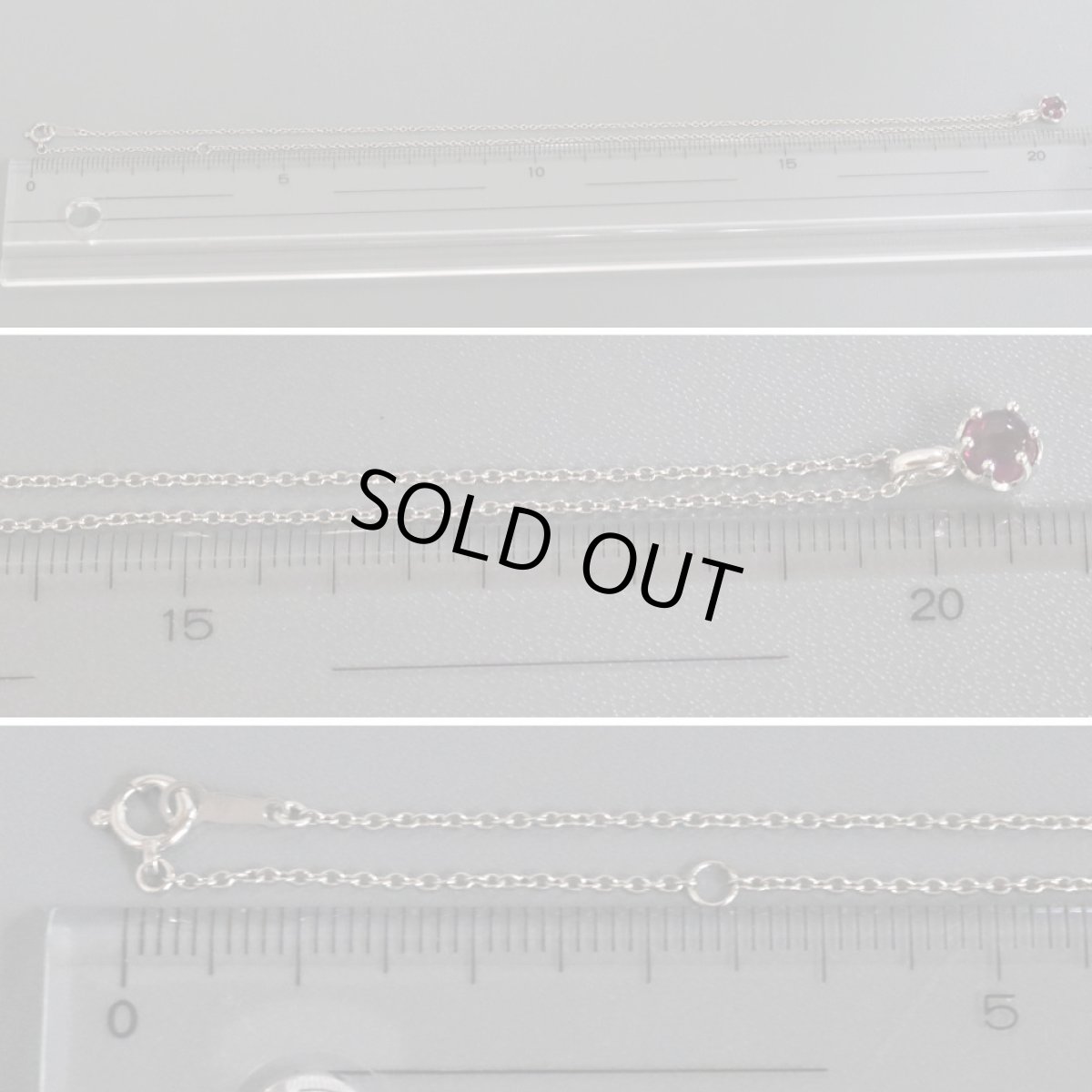 画像8: Pt900/850アメジストネックレス 2.8g (8)