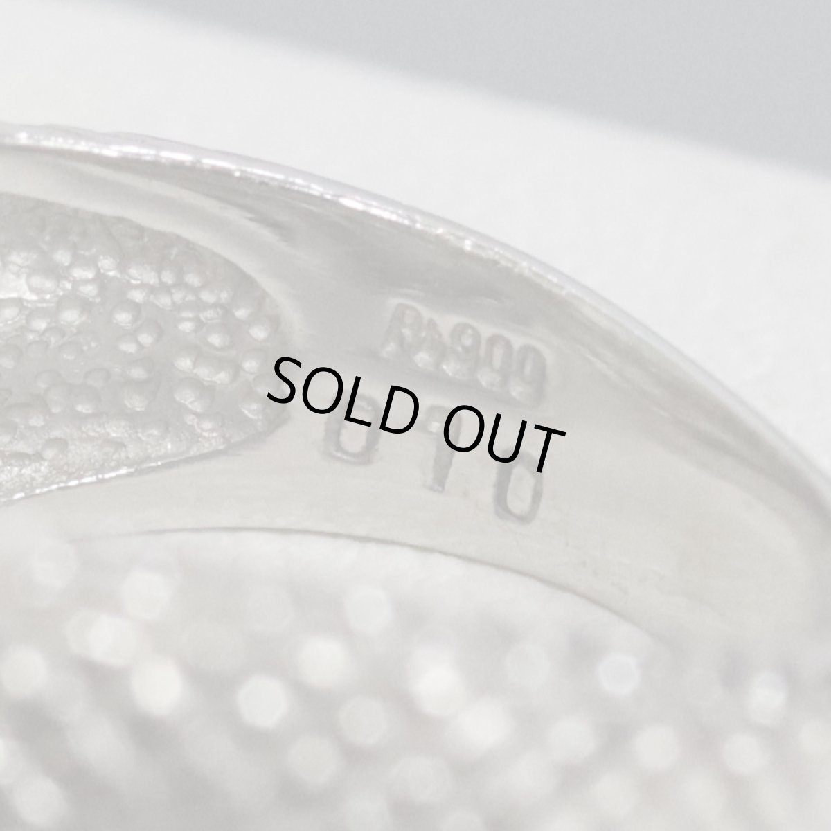 画像7: Pt900ダイヤモンドリング ヘビモチーフ D0.10 7.3g #5 (7)