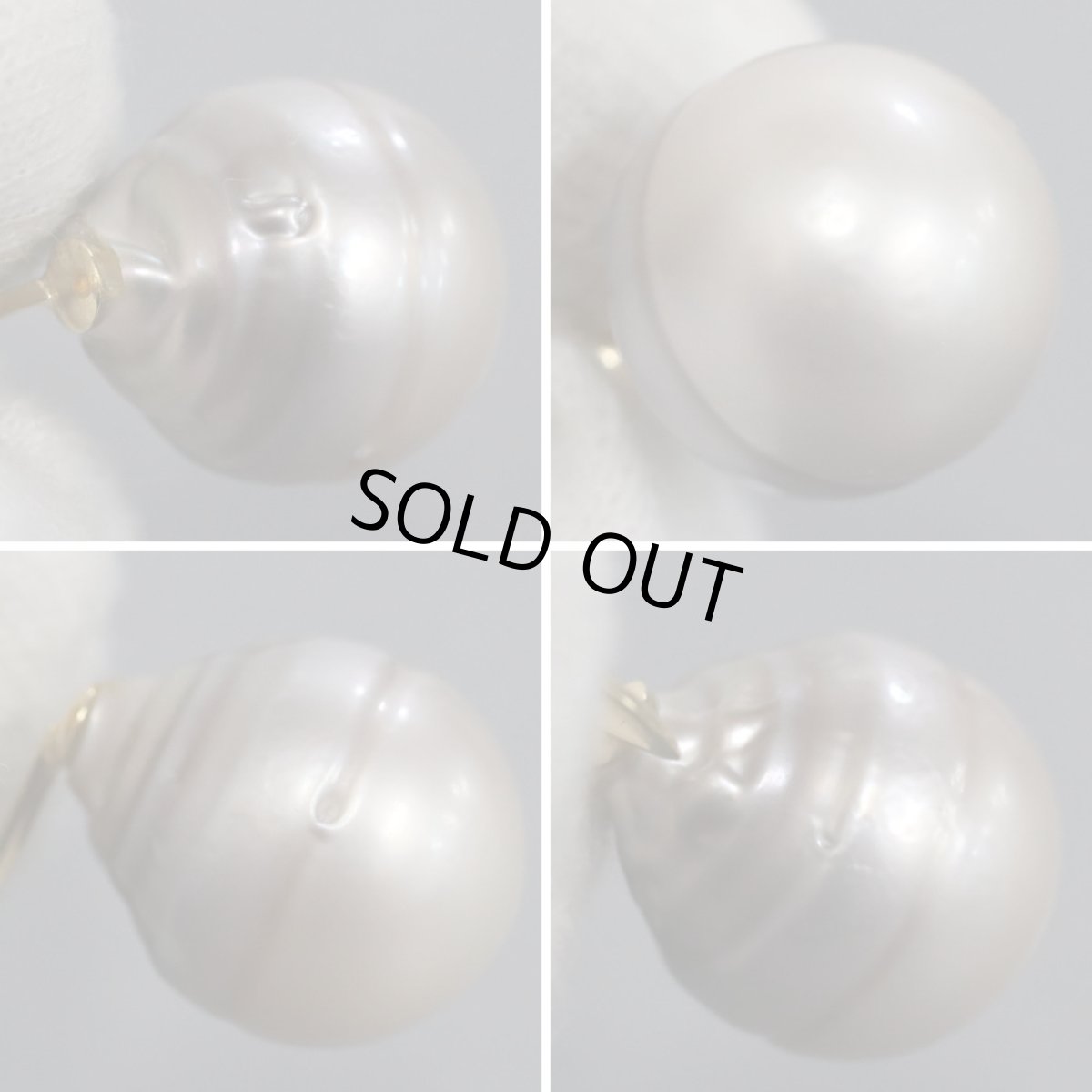 画像5: K18パールイヤリング 7.9g (5)