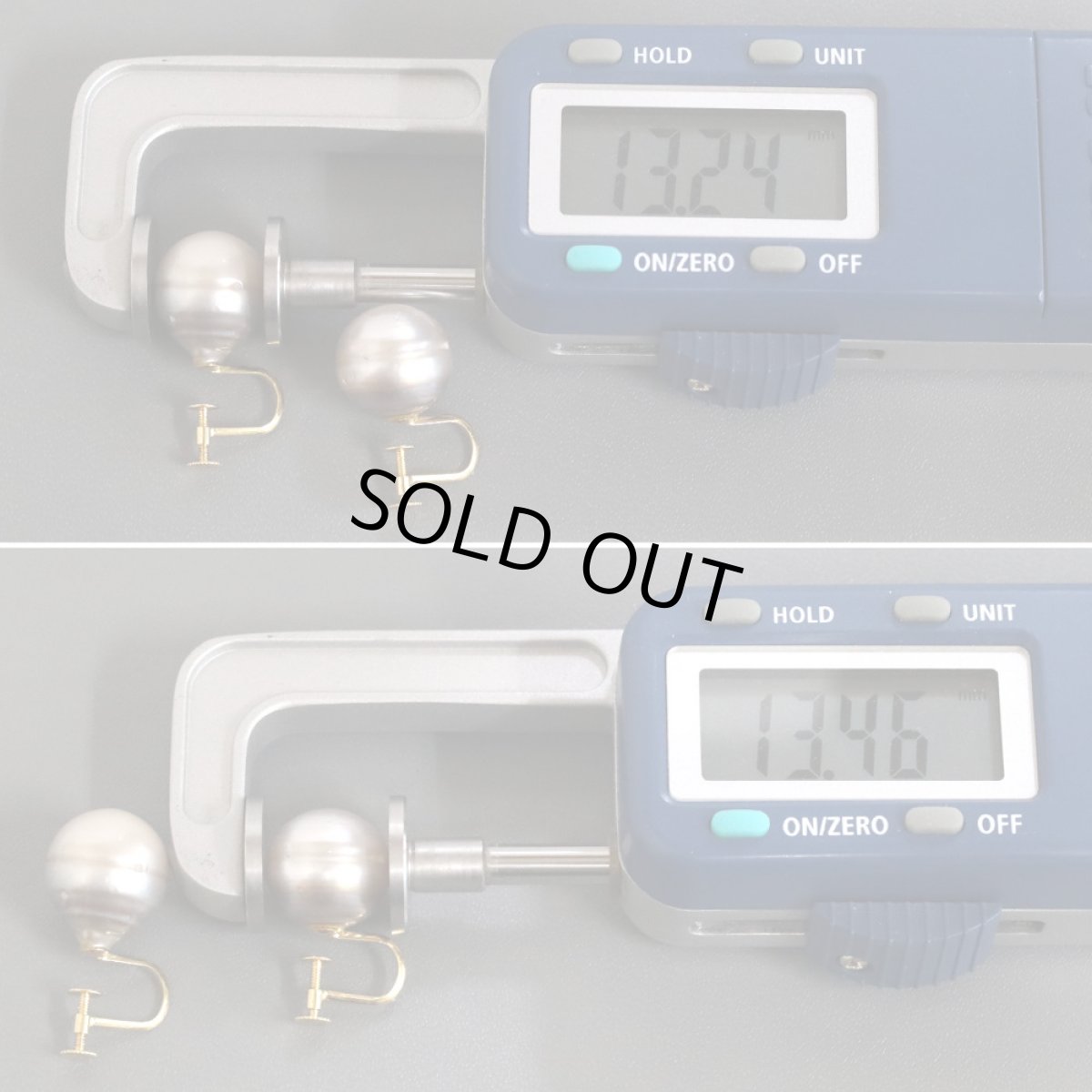 画像6: K18パールイヤリング 7.9g (6)