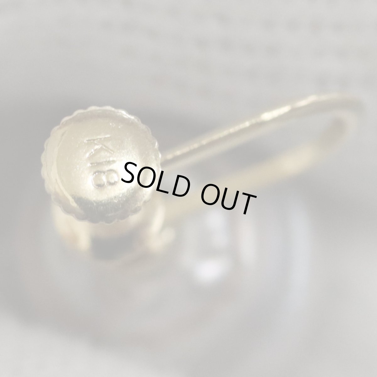 画像7: K18パールイヤリング 7.9g (7)