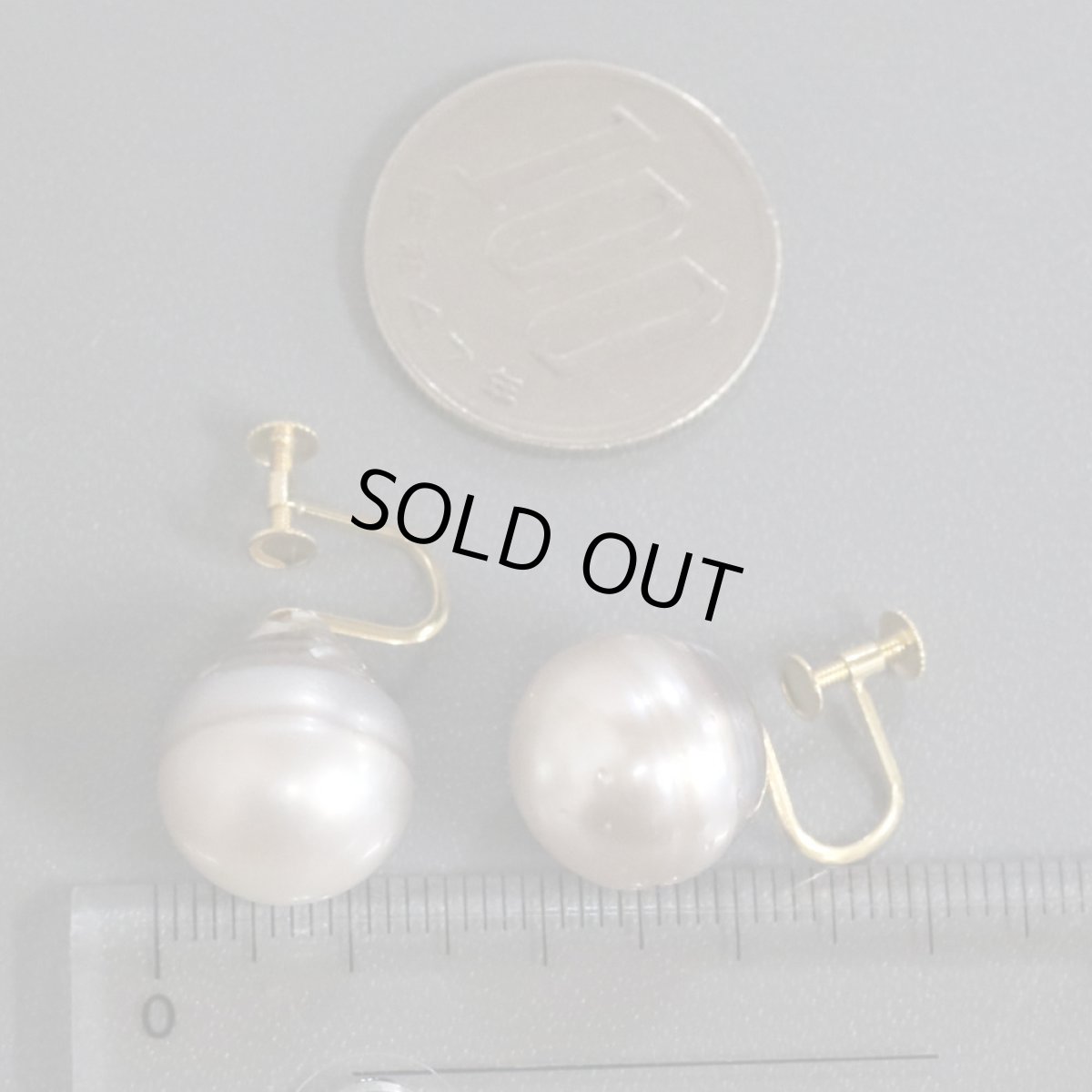 画像8: K18パールイヤリング 7.9g (8)