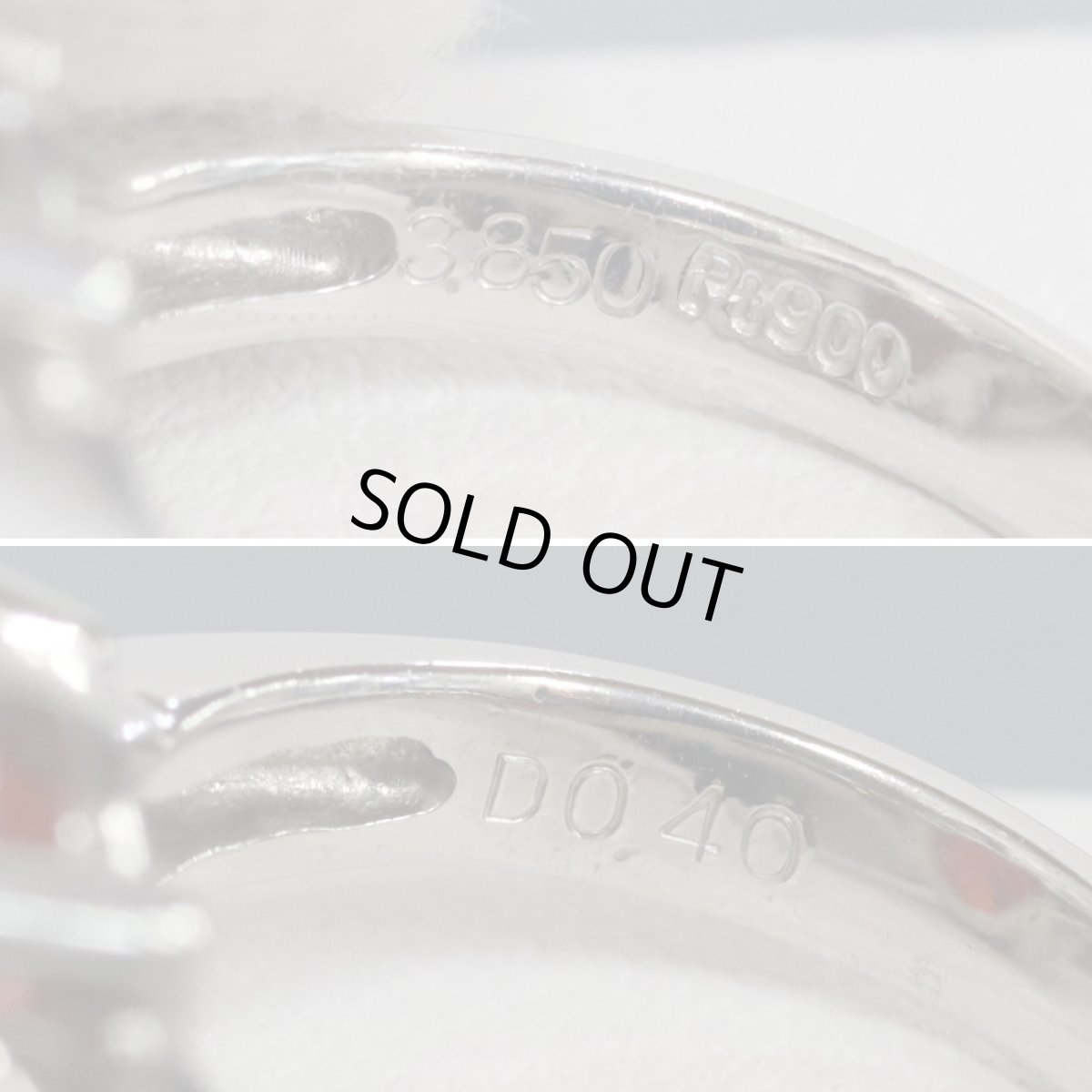 画像7: Pt900ファイヤーオパールダイヤモンドリング O3.850 D0.40 9.1g #10 (7)