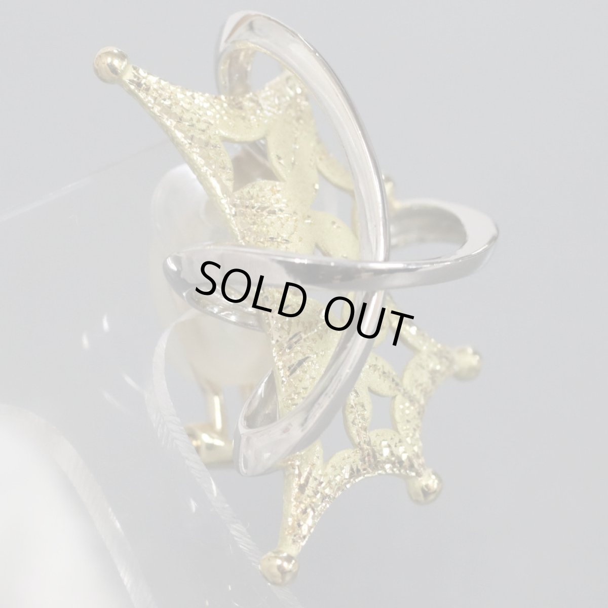 画像3: 松井久子 K18/Pt900イヤリング 11.7g (3)