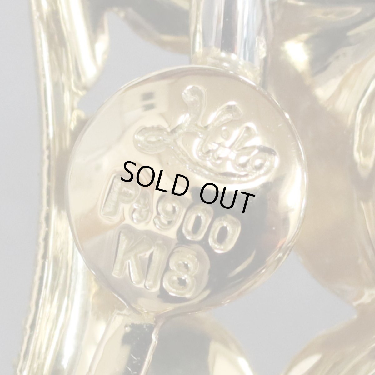 画像8: 松井久子 K18/Pt900イヤリング 11.7g (8)