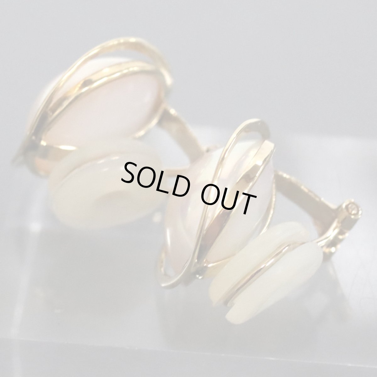 画像2: K18マベパールイヤリング 4.8g (2)