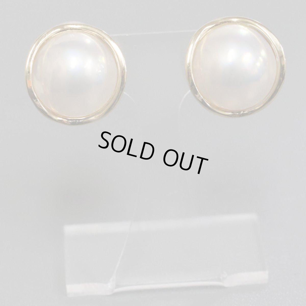 画像3: K18マベパールイヤリング 4.8g (3)