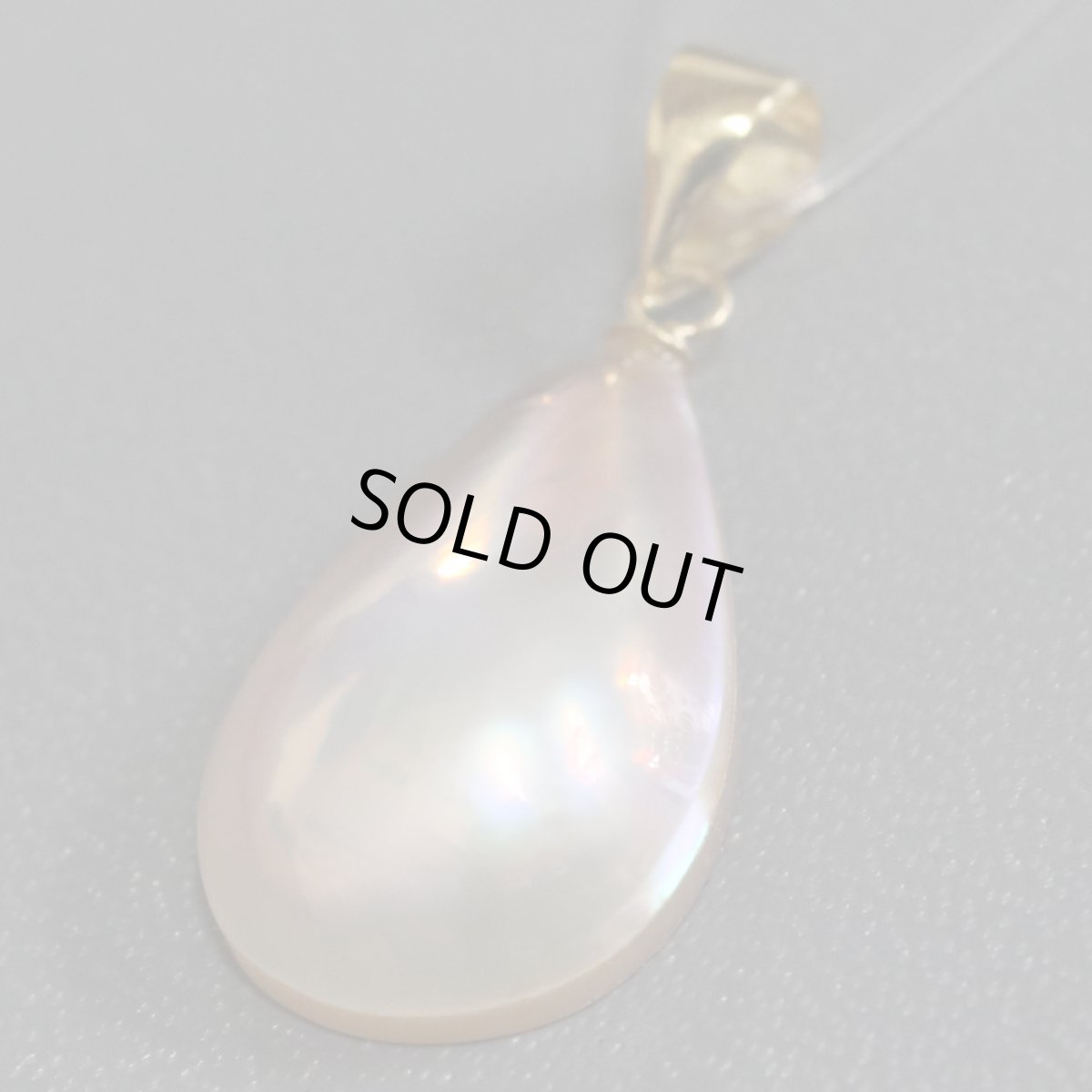 画像3: K18マベパールペンダントトップ ティアドロップ 2.0g (3)