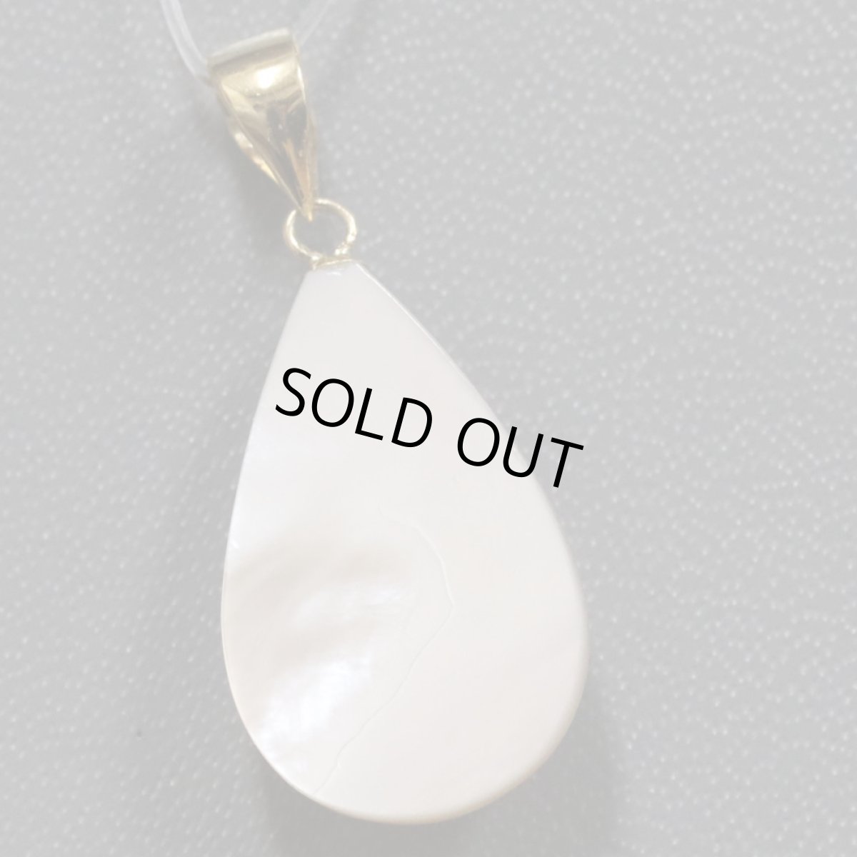 画像4: K18マベパールペンダントトップ ティアドロップ 2.0g (4)