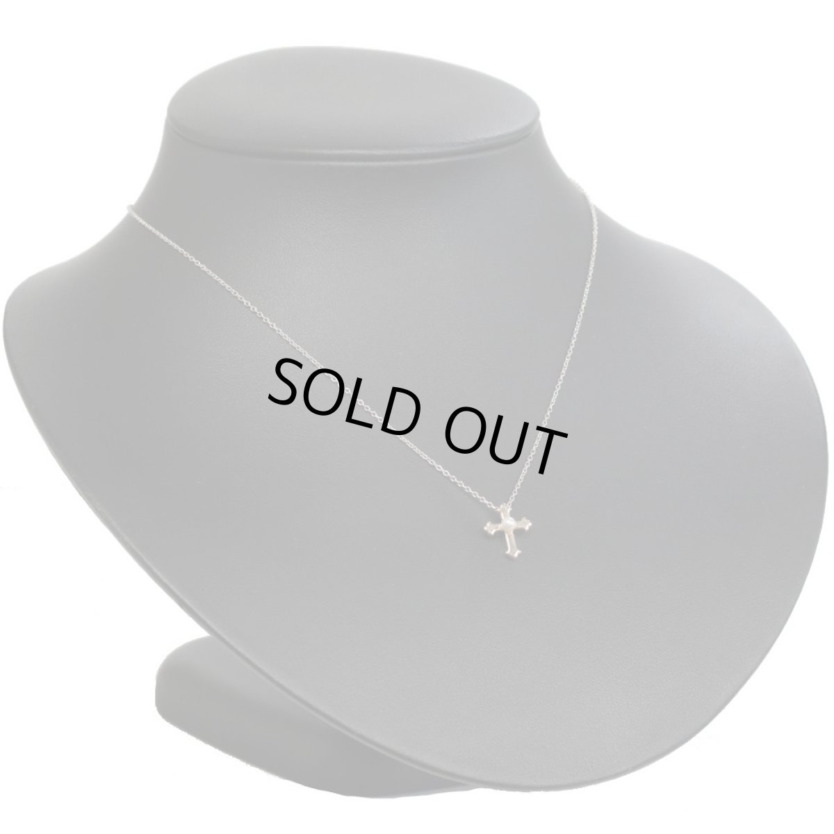 画像6: タサキ 750/K18WGパールペンダント クロスモチーフ 2.4g 40cm (6)