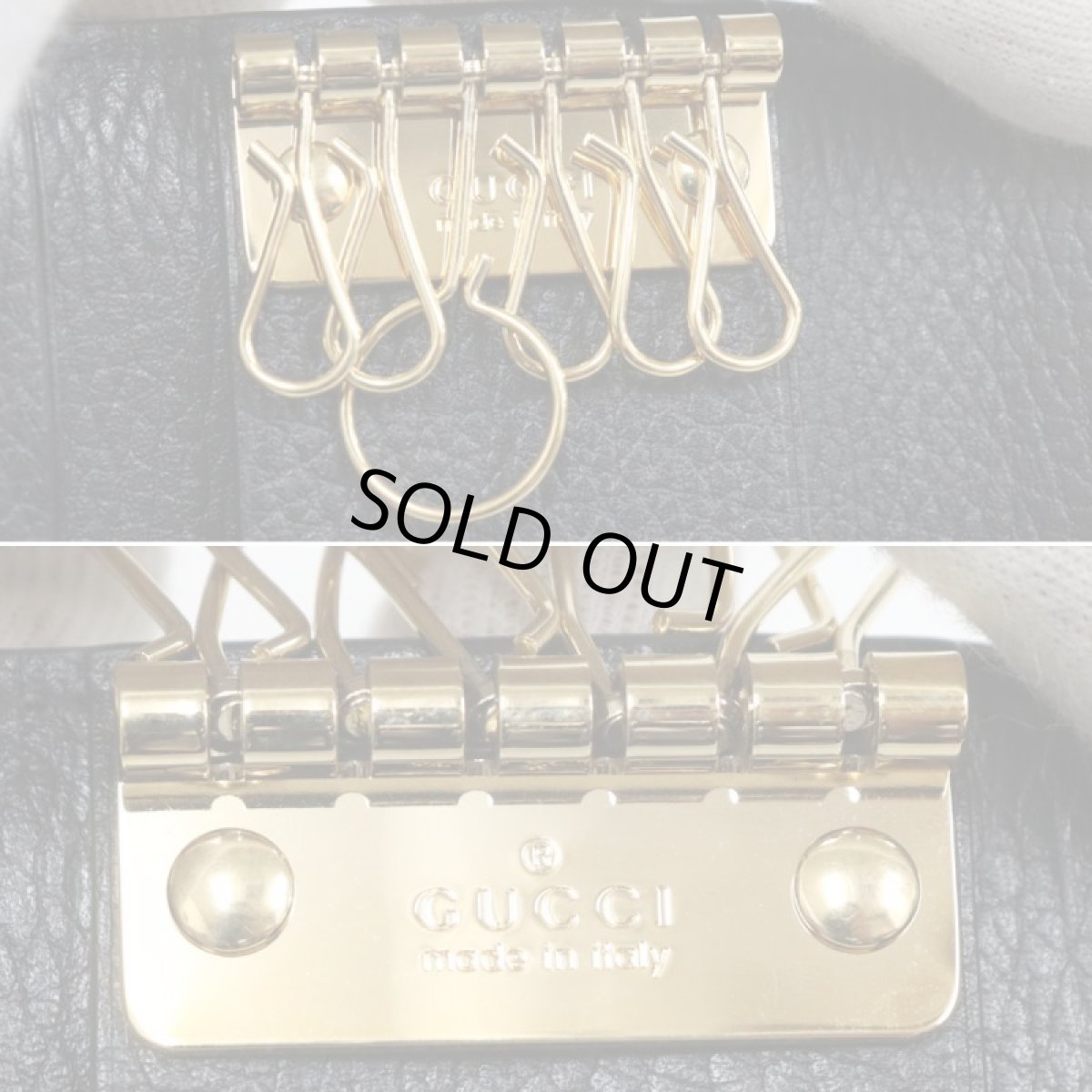 画像9: グッチ GGマーモント レザー キーケース(456118) (9)