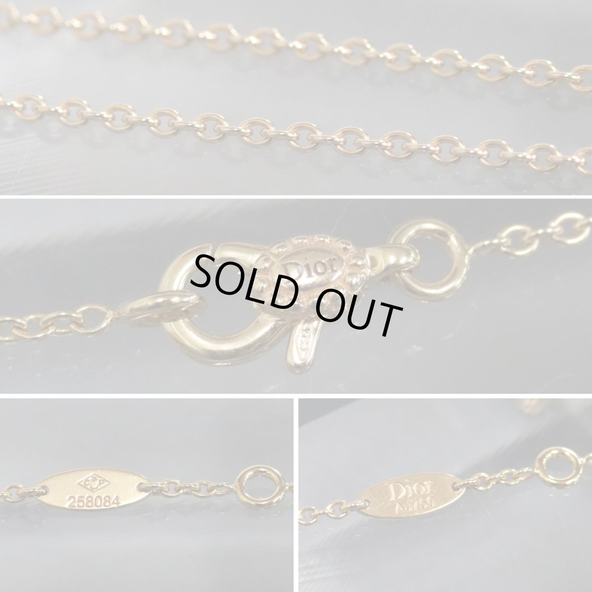 画像7: ディオール ローズ デ ヴァン ダイヤモンド ネックレス(JRDV95170) (7)