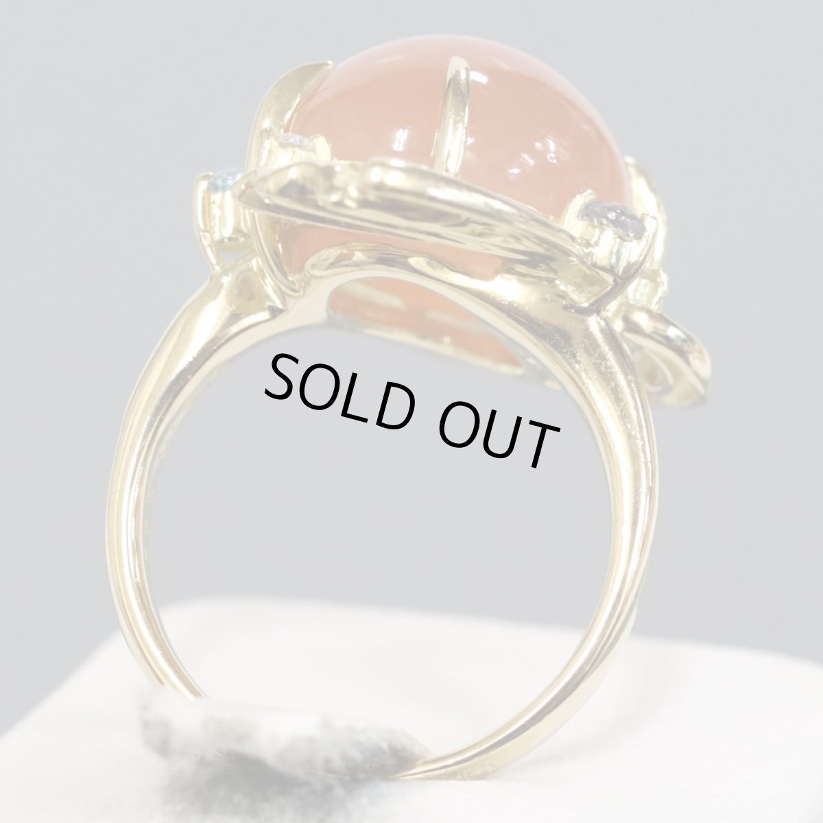 画像4: K18フェルスパーダイヤモンドリング 9.94 D0.06 10.7g #13 ソーティング (4)