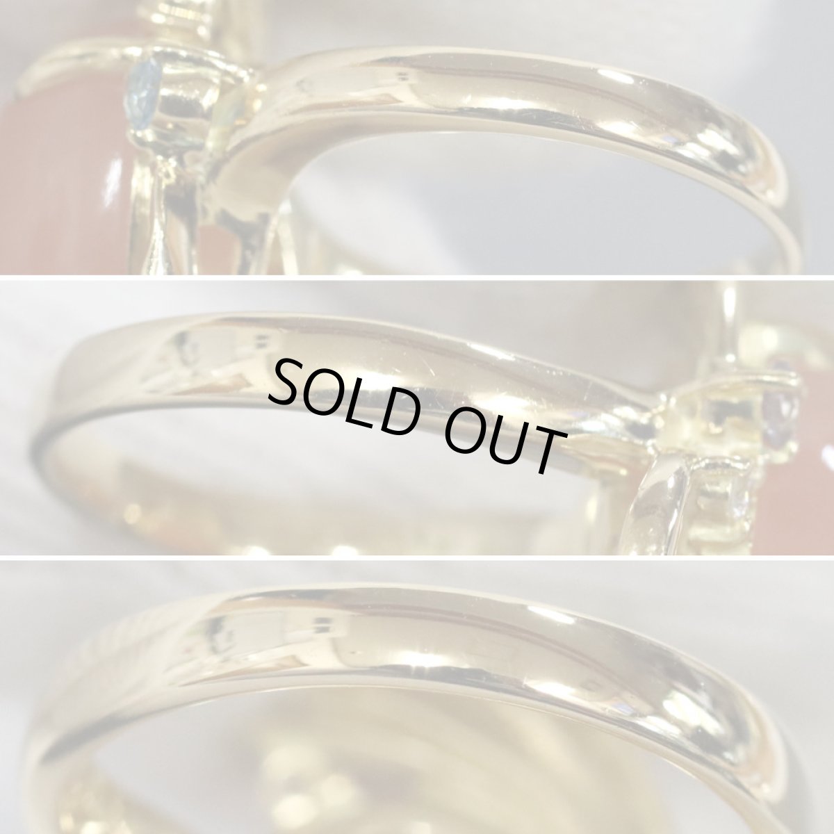 画像5: K18フェルスパーダイヤモンドリング 9.94 D0.06 10.7g #13 ソーティング (5)