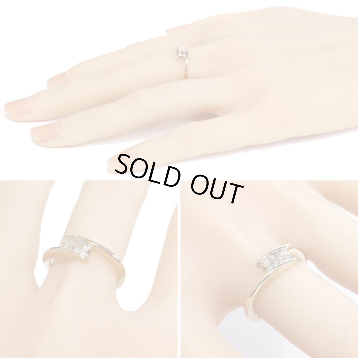 画像10: 750ダイヤモンドリング 3.7g #15 (10)