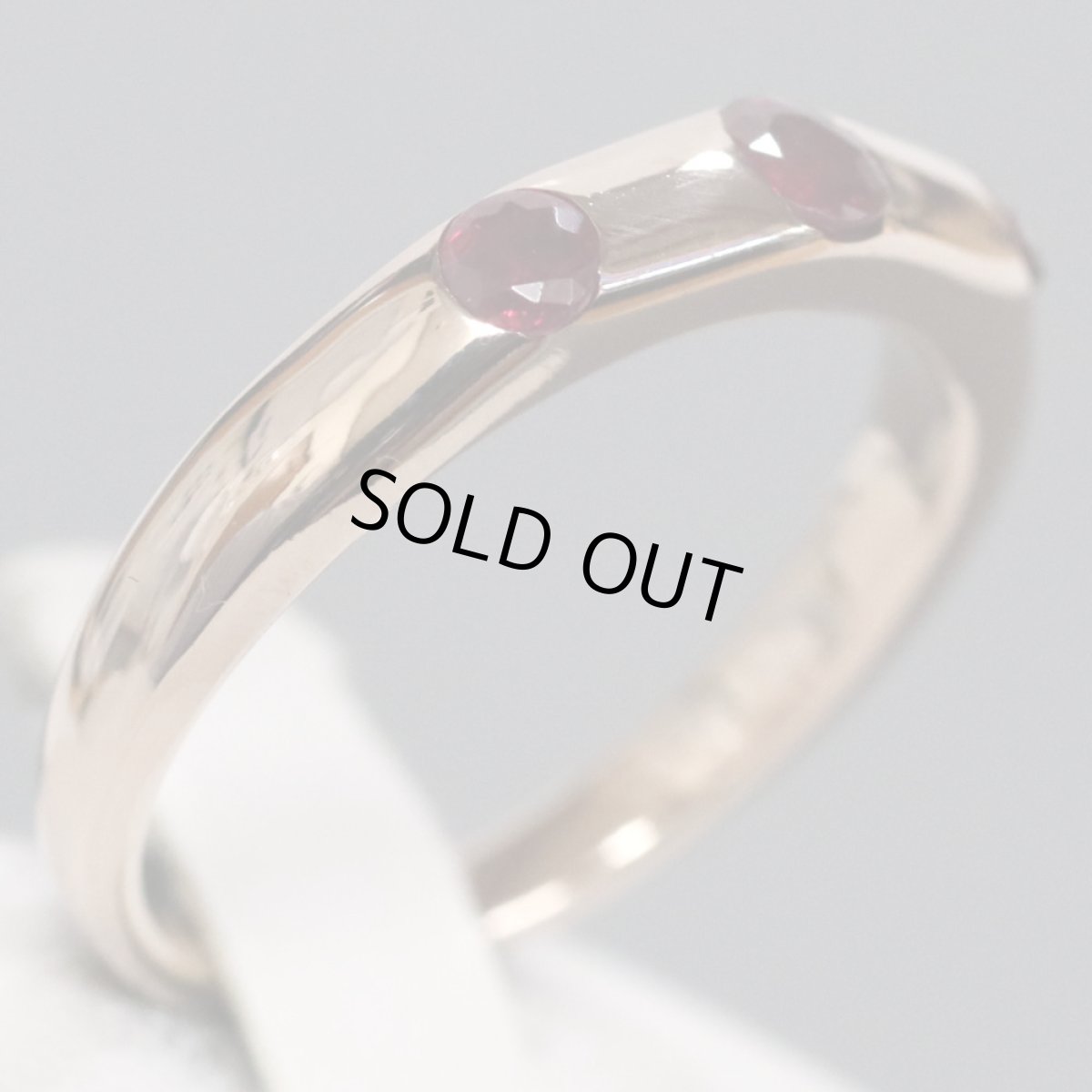 画像2: エステール K18PGルビーリング 4.1g #12 (2)