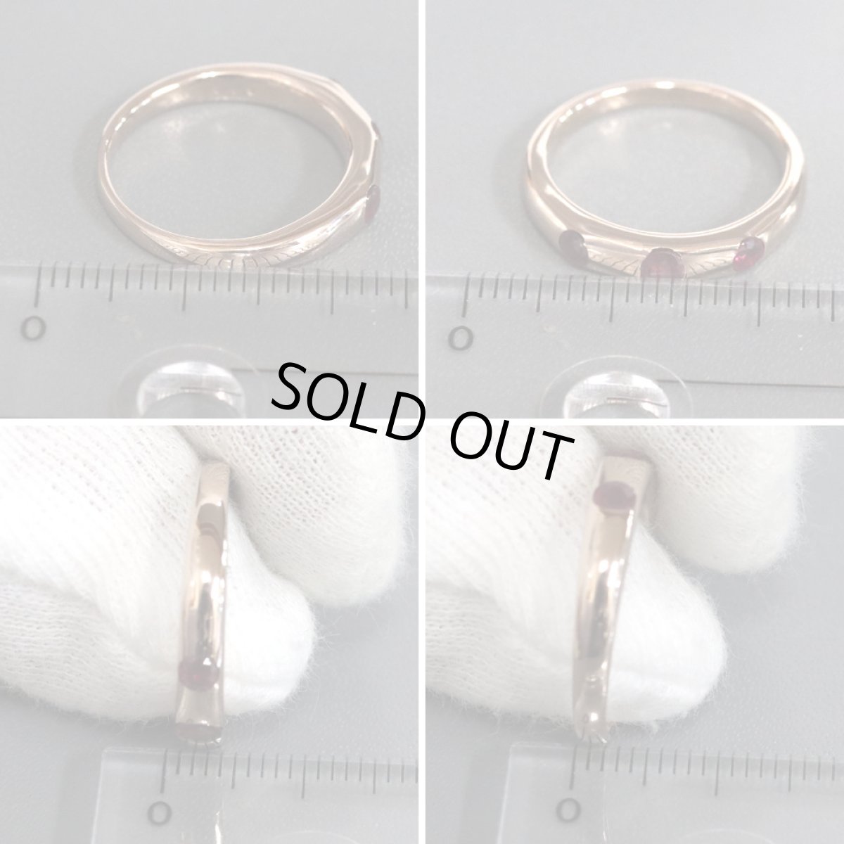 画像8: エステール K18PGルビーリング 4.1g #12 (8)