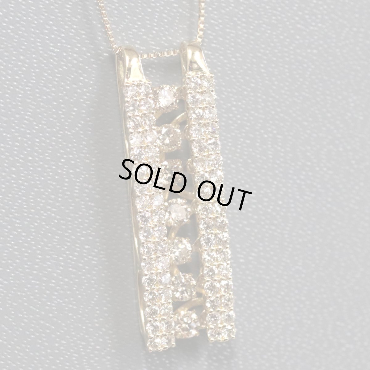 画像1: K18ブラウンダイヤモンドペンダント D1.00 4.5g (1)