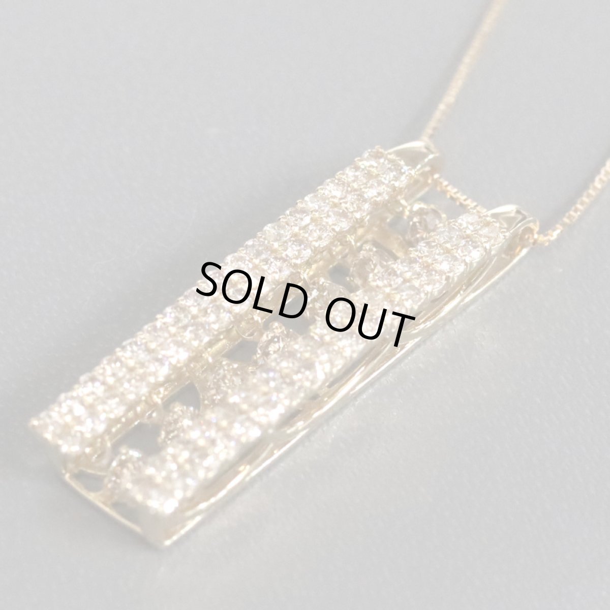 画像2: K18ブラウンダイヤモンドペンダント D1.00 4.5g (2)