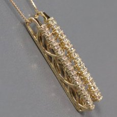 画像3: K18ブラウンダイヤモンドペンダント D1.00 4.5g (3)