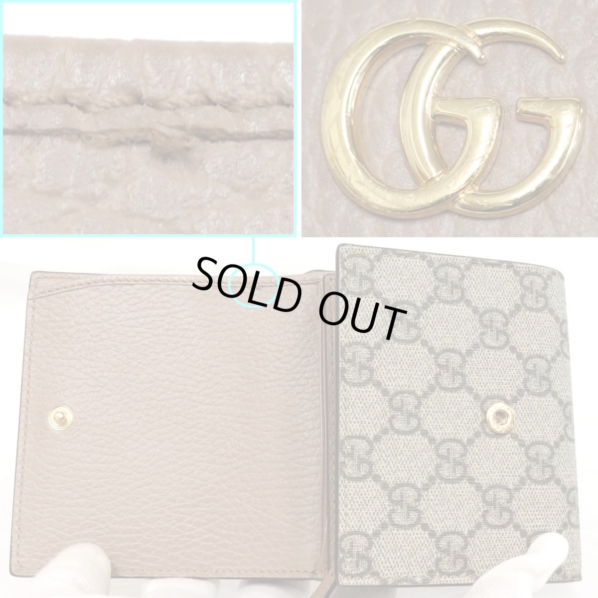 画像7: グッチ GGマーモント ダブルG ウォレット(598587) (7)