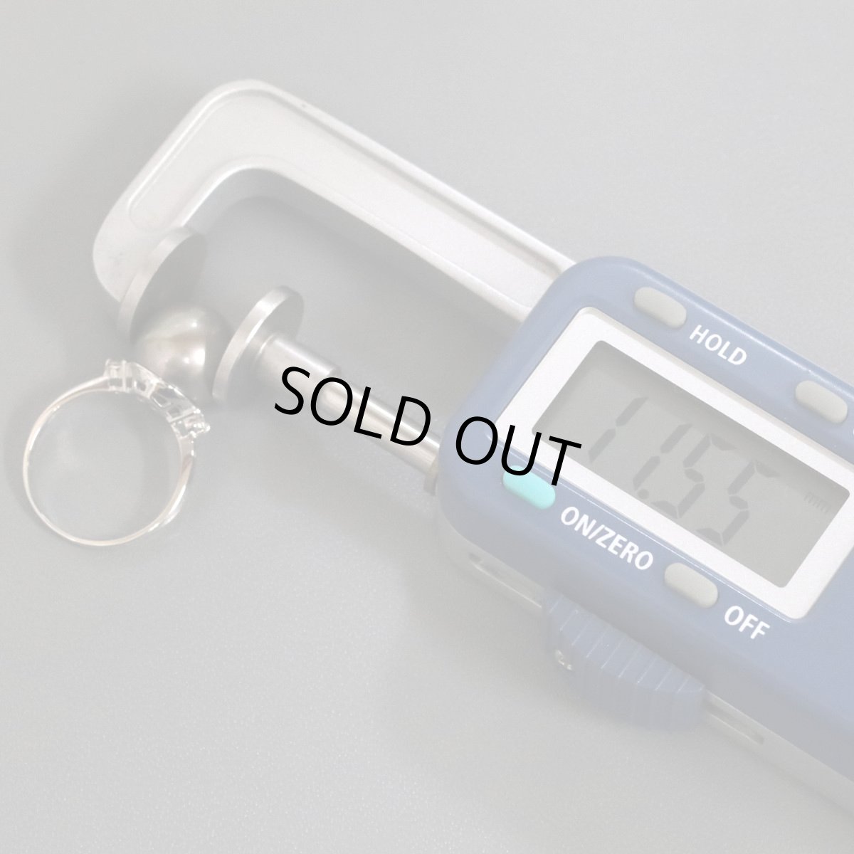 画像6: Pt900ブラックパールダイヤモンドリング D0.09 4.8g #13 (6)