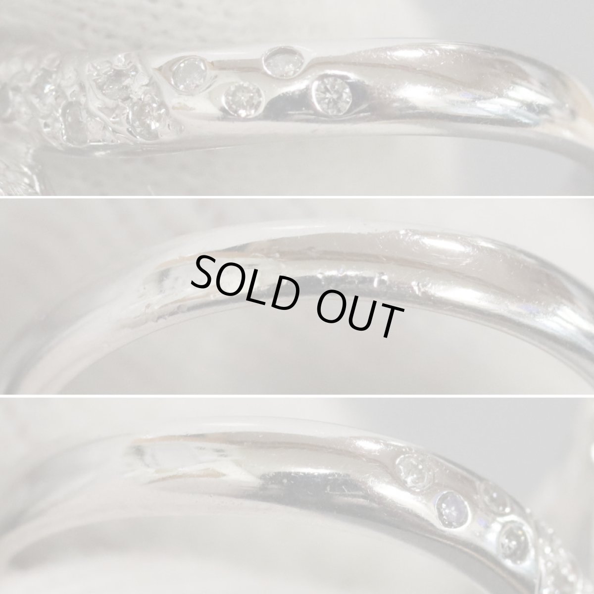 画像5: K18WGブルートパーズダイヤモンドリング D0.16 4.0g #13 ソーティング (5)