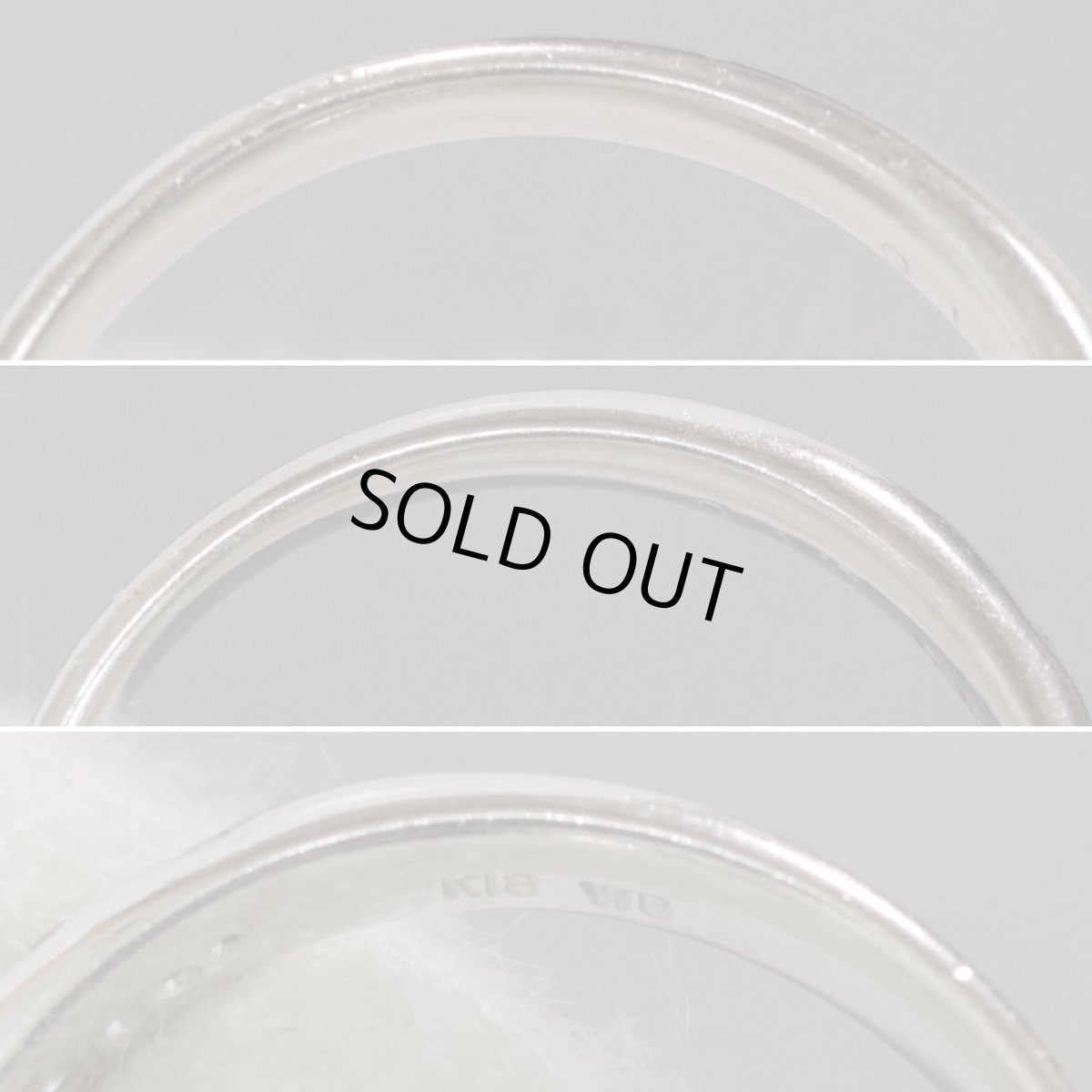 画像6: K18WGブルートパーズダイヤモンドリング D0.16 4.0g #13 ソーティング (6)