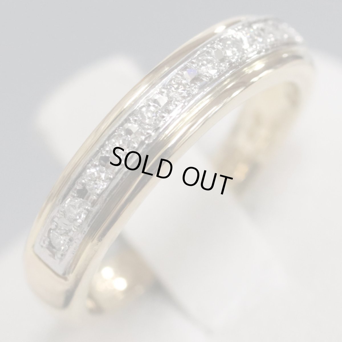 画像4: ヨンドシー K18/Pt950ダイヤモンドリング 4.2g #10 (4)