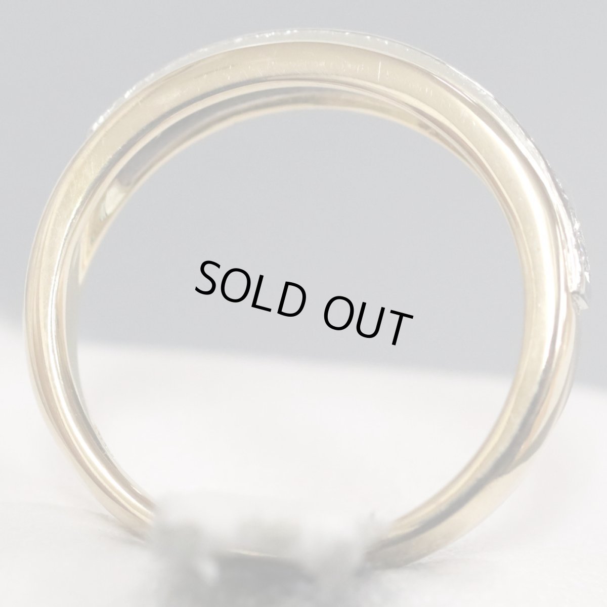 画像5: ヨンドシー K18/Pt950ダイヤモンドリング 4.2g #10 (5)