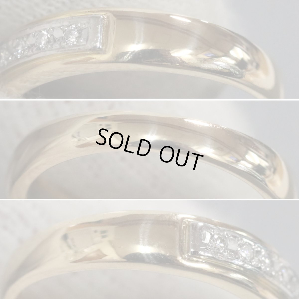 画像6: ヨンドシー K18/Pt950ダイヤモンドリング 4.2g #10 (6)