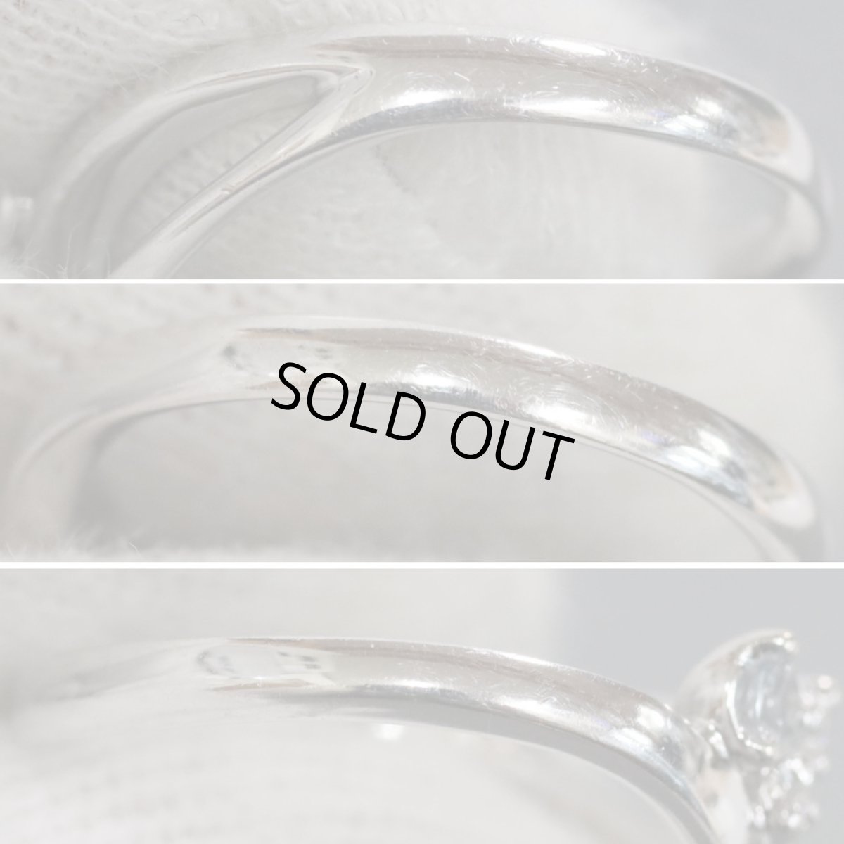 画像5: ヨンドシー K18WGアクアマリンダイヤモンドリング 3.3g #10 (5)