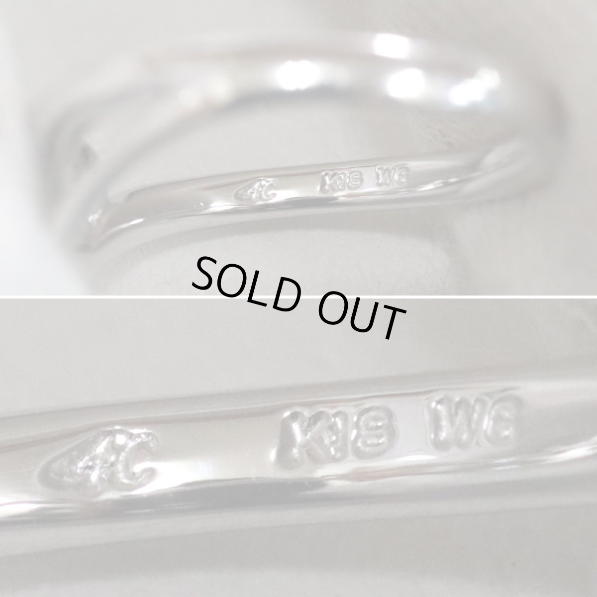 画像6: ヨンドシー K18WGアクアマリンダイヤモンドリング 3.3g #10 (6)