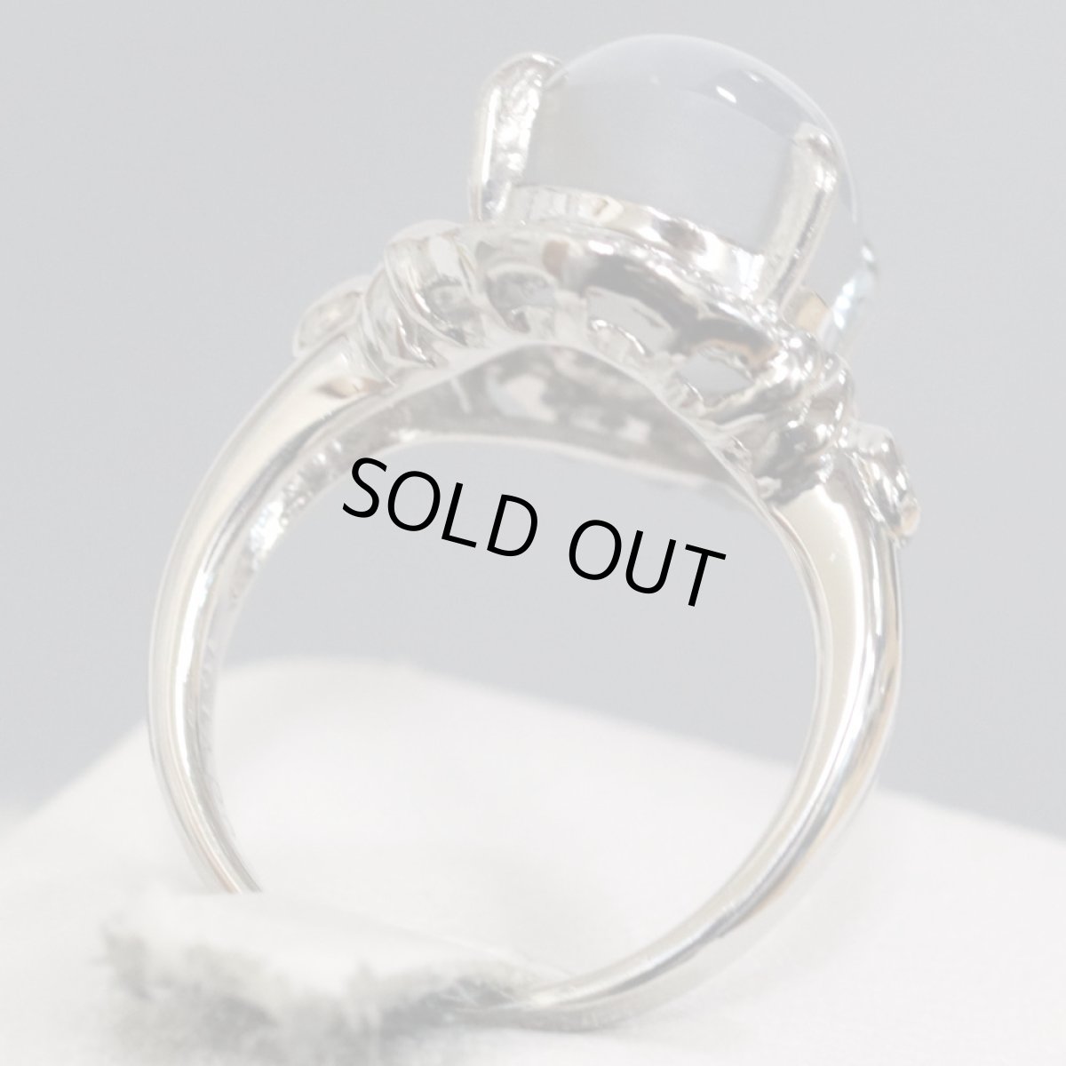 画像6: Pt850スターサファイアダイヤモンドリング S10.14 D0.27 10.1g #10 (6)