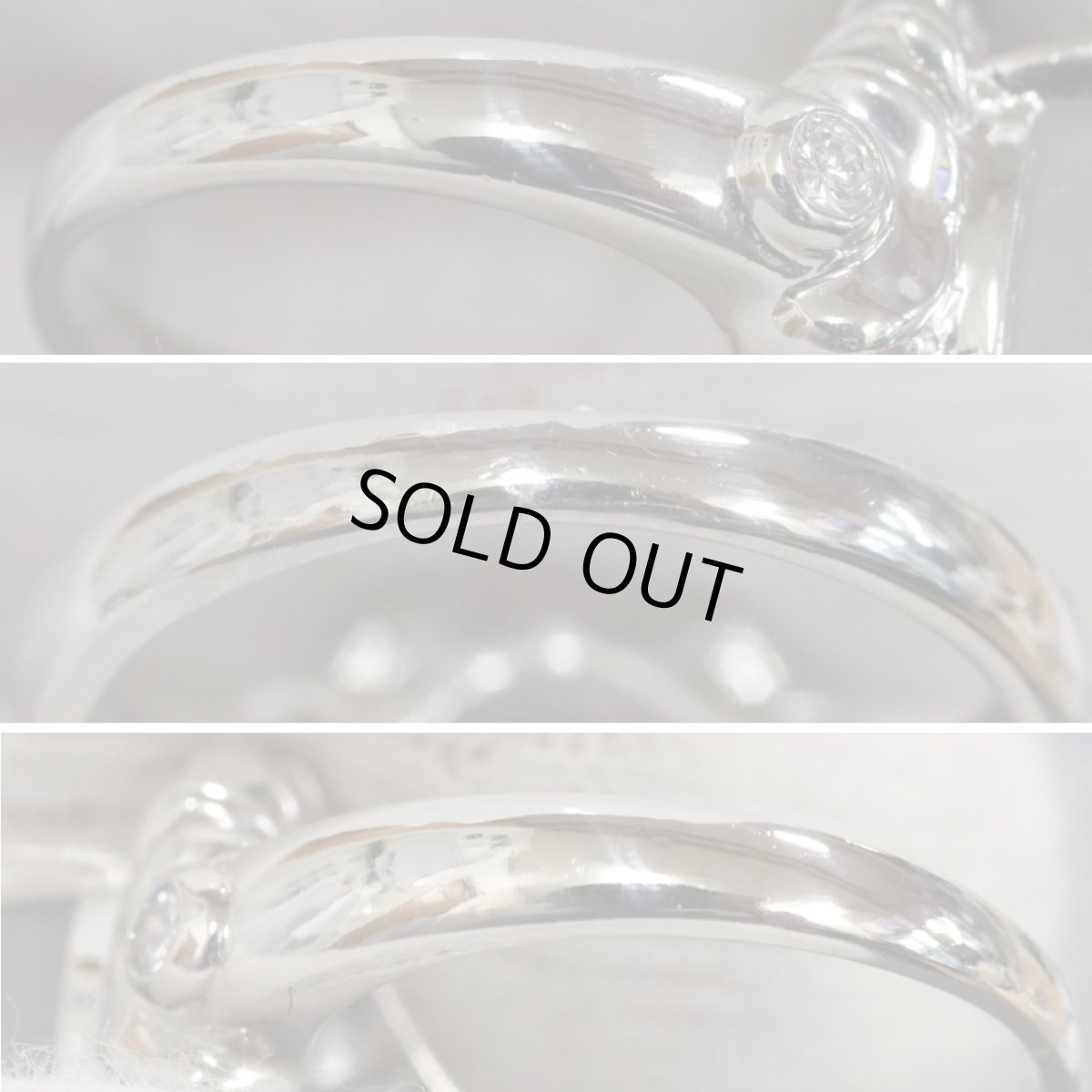 画像7: Pt850スターサファイアダイヤモンドリング S10.14 D0.27 10.1g #10 (7)