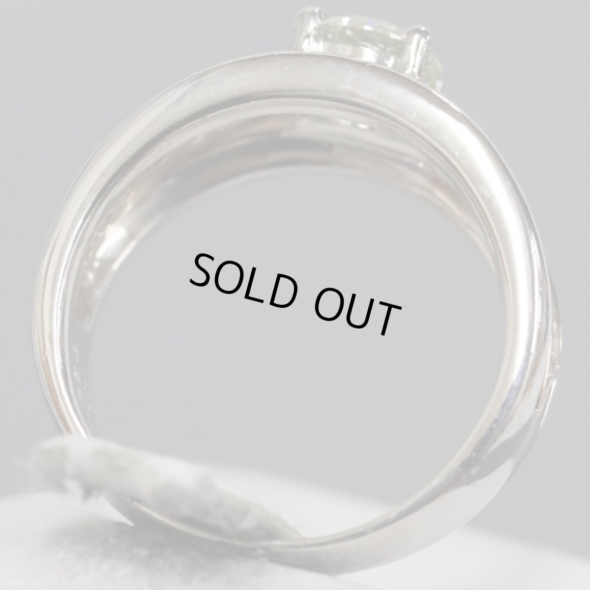 画像5: Pt900/750ダイヤモンドリング D0.824 D0.30 8.7g #13 (5)