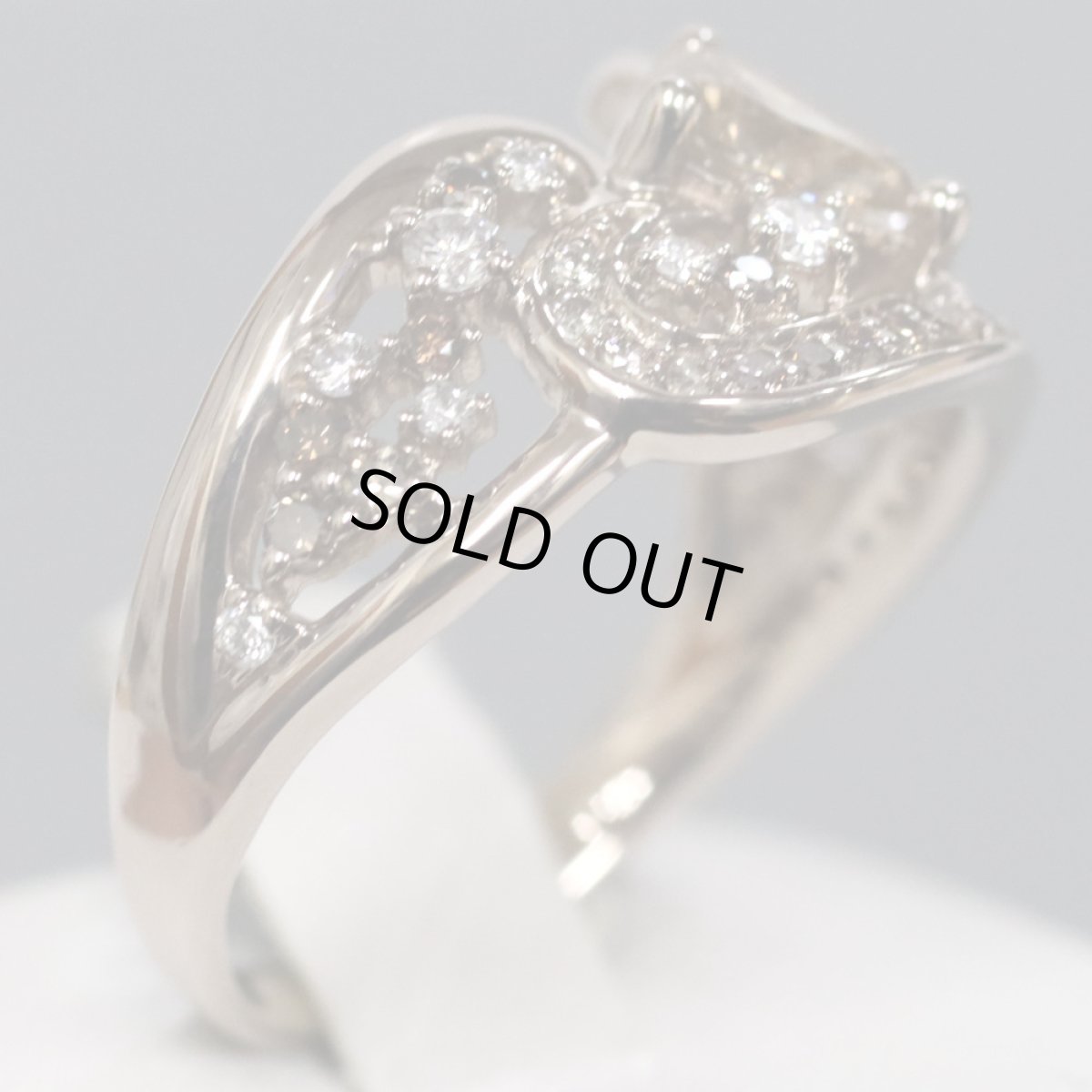 画像3: K18ブラウンダイヤモンドリング D0.35 D0.44 5.1g #12 (3)