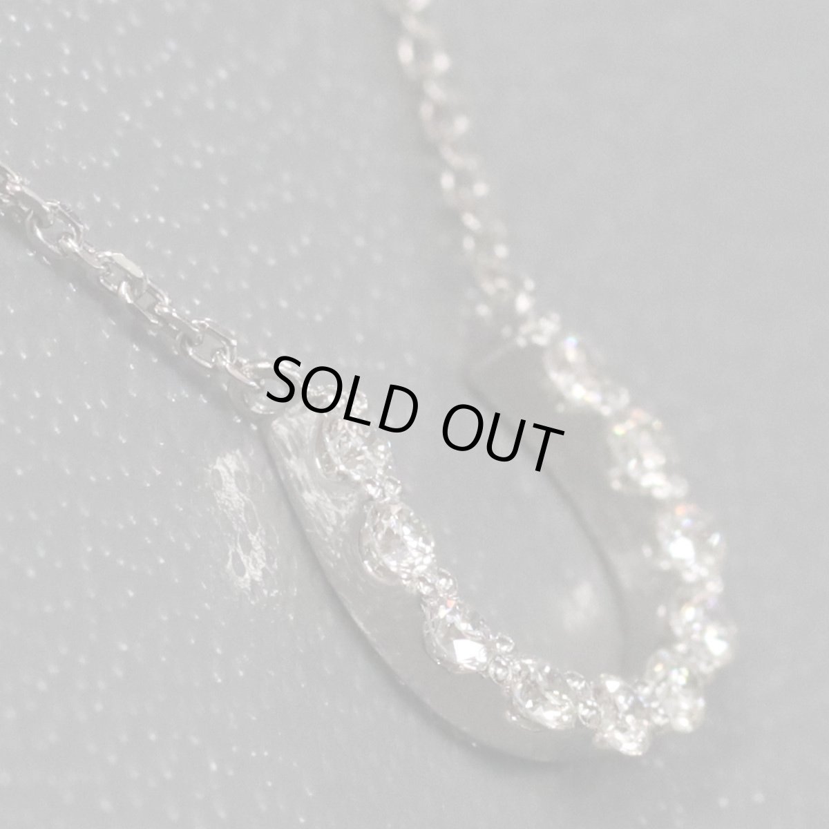 画像3: スタージュエリー Pt950ダイヤモンドネックレス ホースシューモチーフ D0.13 2.0g (3)