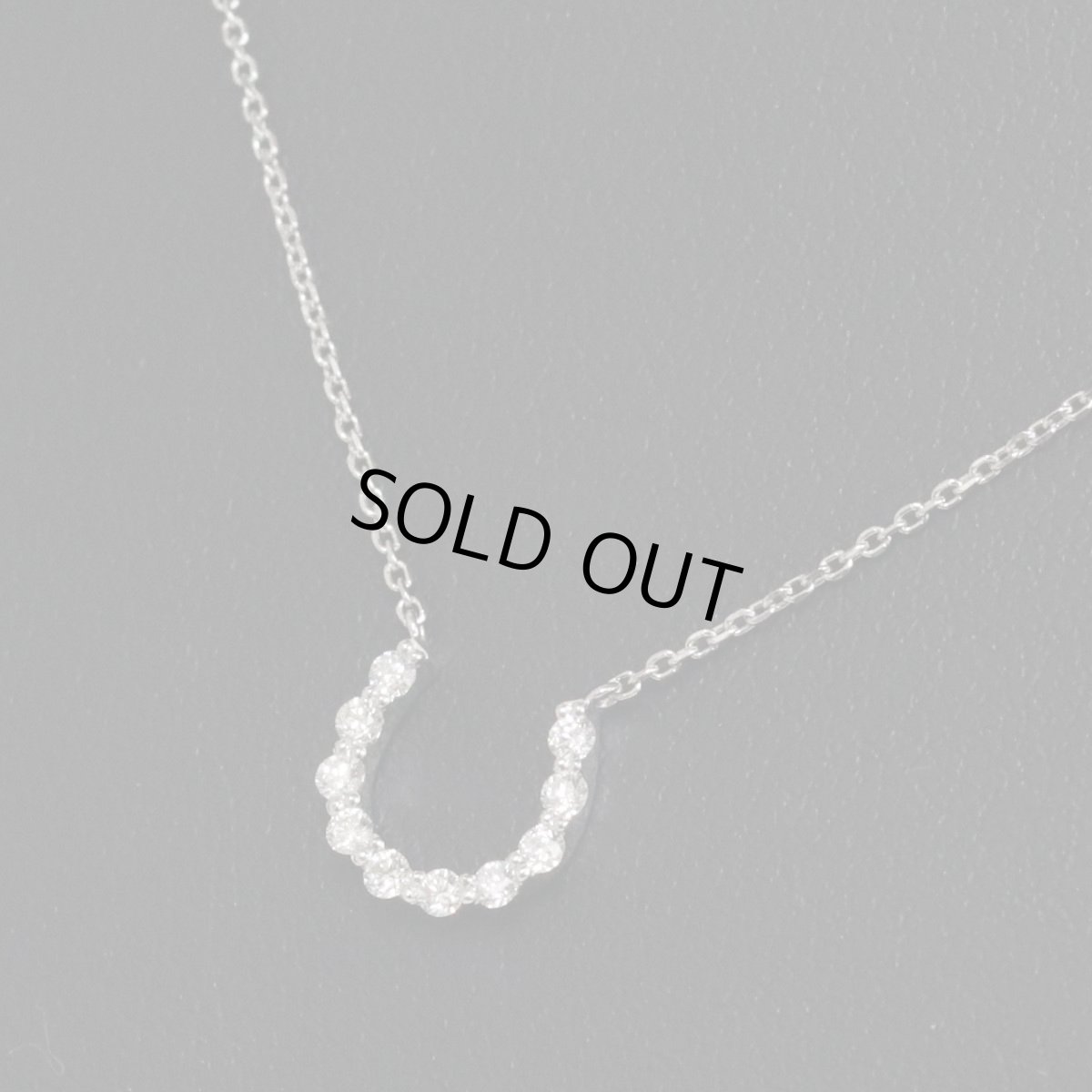 画像6: スタージュエリー Pt950ダイヤモンドネックレス ホースシューモチーフ D0.13 2.0g (6)