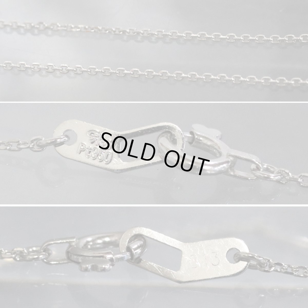 画像7: スタージュエリー Pt950ダイヤモンドネックレス ホースシューモチーフ D0.13 2.0g (7)