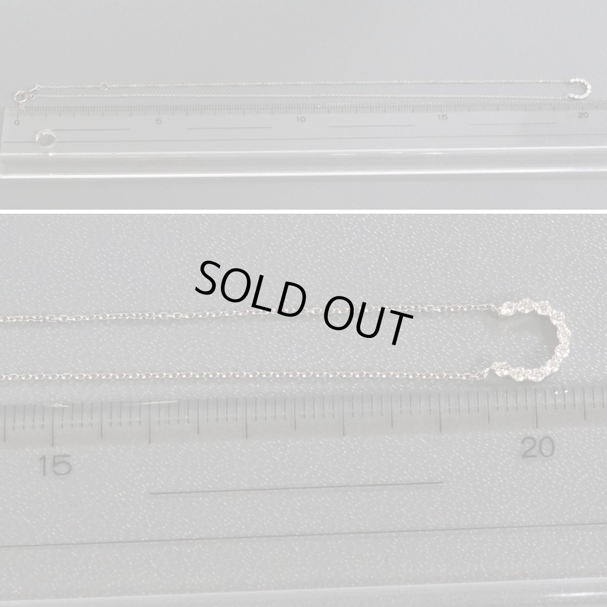 画像8: スタージュエリー Pt950ダイヤモンドネックレス ホースシューモチーフ D0.13 2.0g (8)