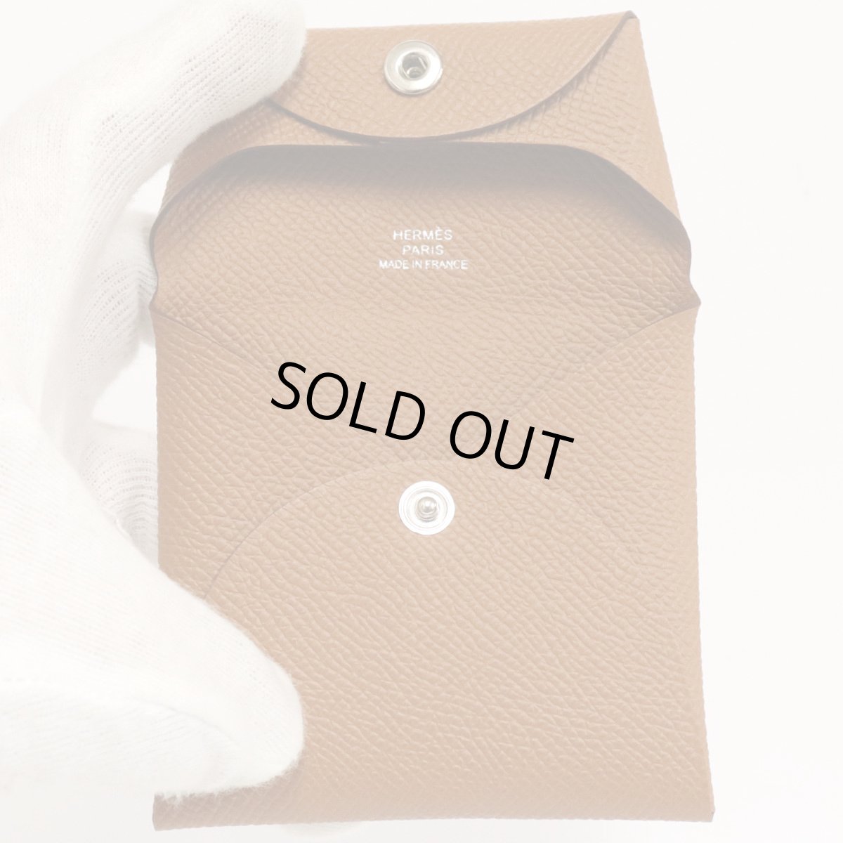 画像6: エルメス バスティア U刻印/ヴォーエプソン/ゴールド (6)