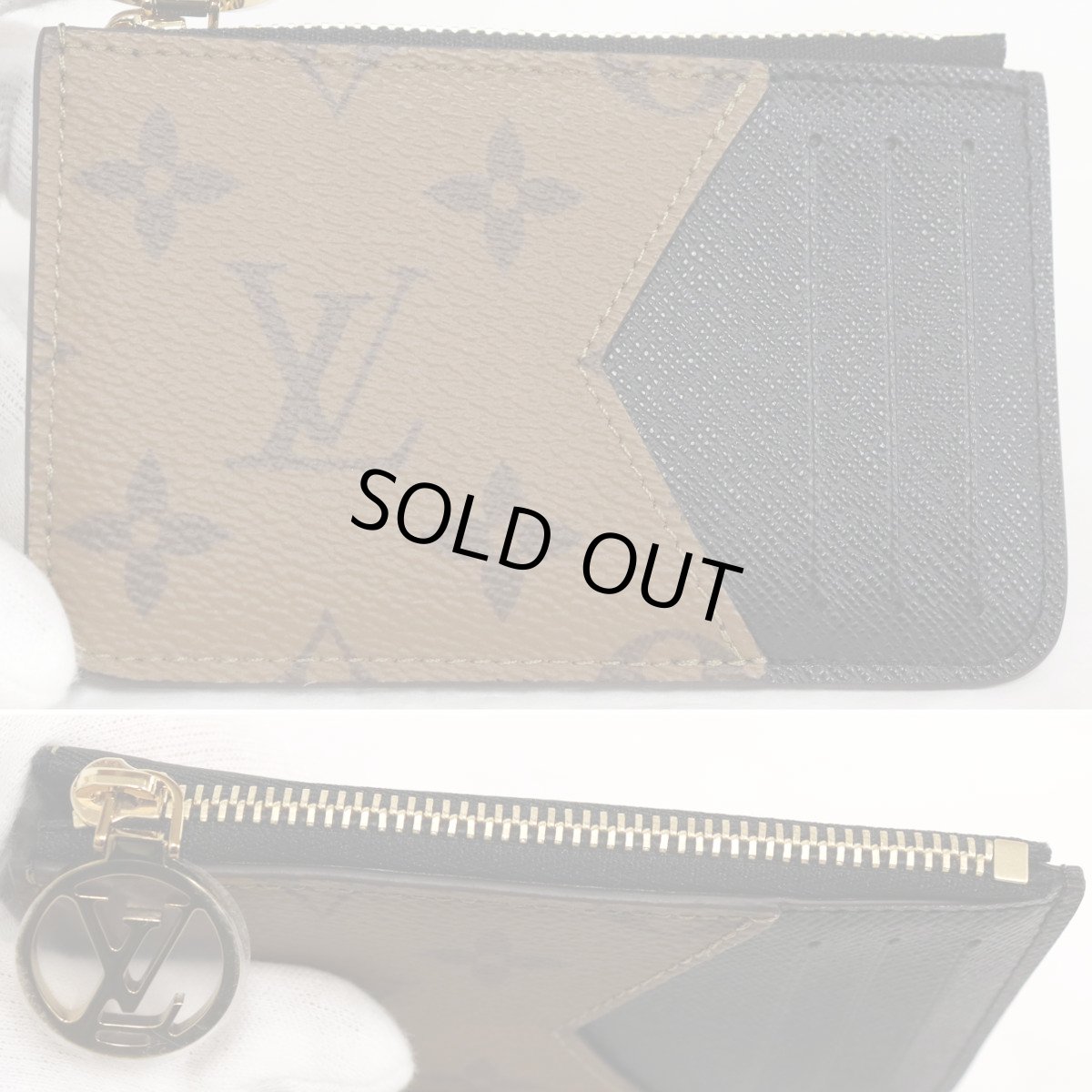 画像2: ルイ・ヴィトン カードケース ポルト カルト・ロミー(M81912)モノグラム・リバース (2)