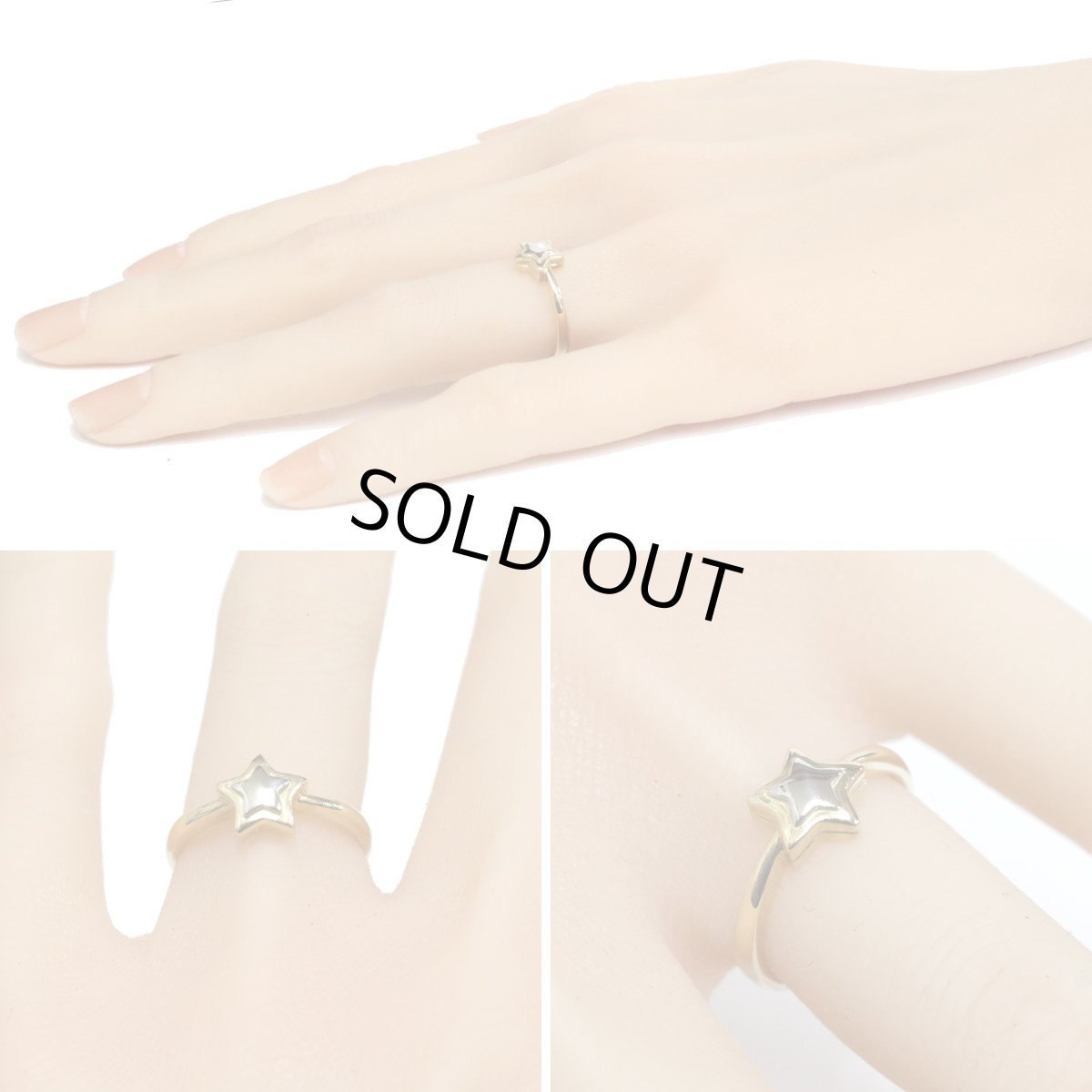 画像10: ミラショーン 750リング スターモチーフ 3.2g #12 (10)